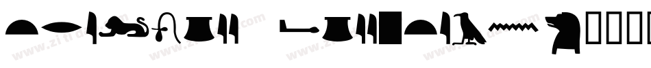 Trilogy Egyptian字体转换